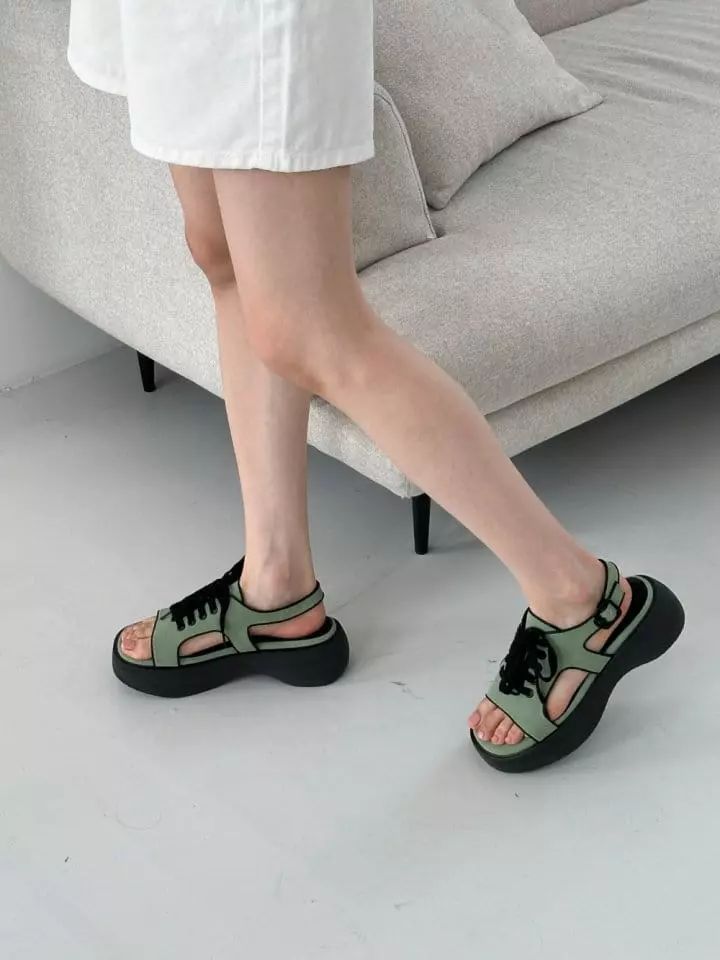 Golden Shoe - Korean Women Fashion - #shopsmall - ji0523 Sandals - 2