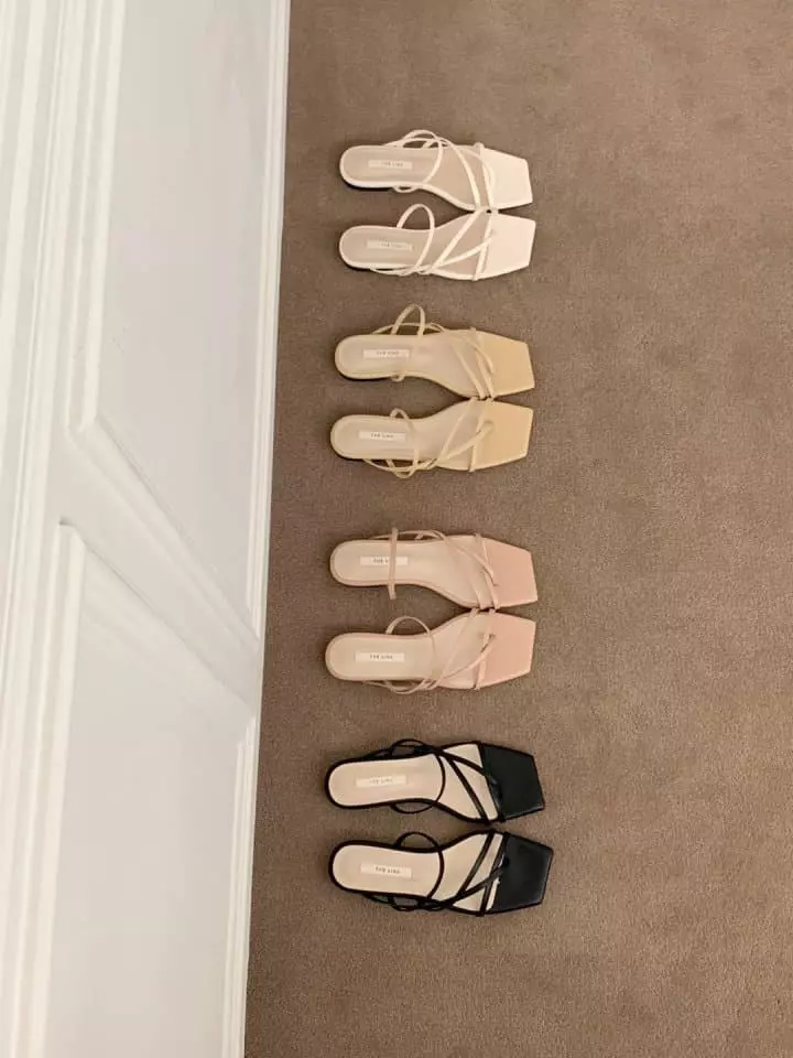 Golden Shoe - Korean Women Fashion - #thatsdarling - th2728 Slippers