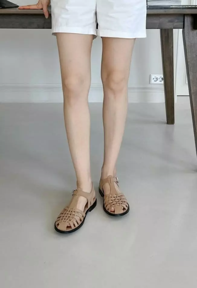 Golden Shoe - Korean Women Fashion - #thatsdarling - ka1986 Sandals