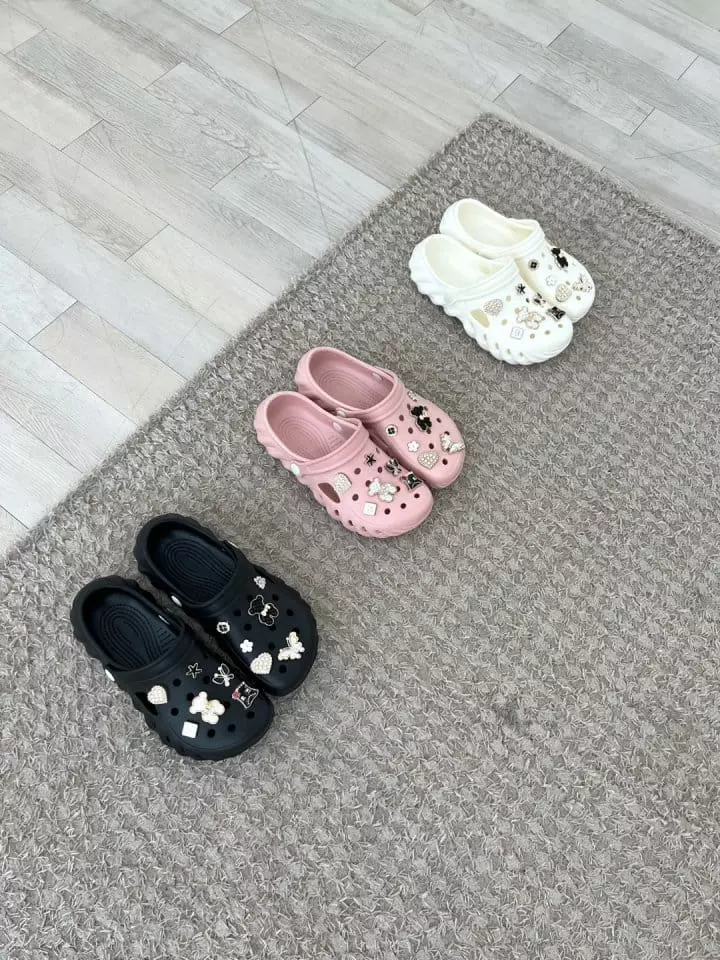 Golden Shoe - Korean Women Fashion - #thelittlethings - jm2307  Sandals with Jibbitz  - 3