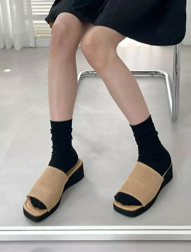 Golden Shoe - Korean Women Fashion - #womensfashion - bu2158 Slippers - 4