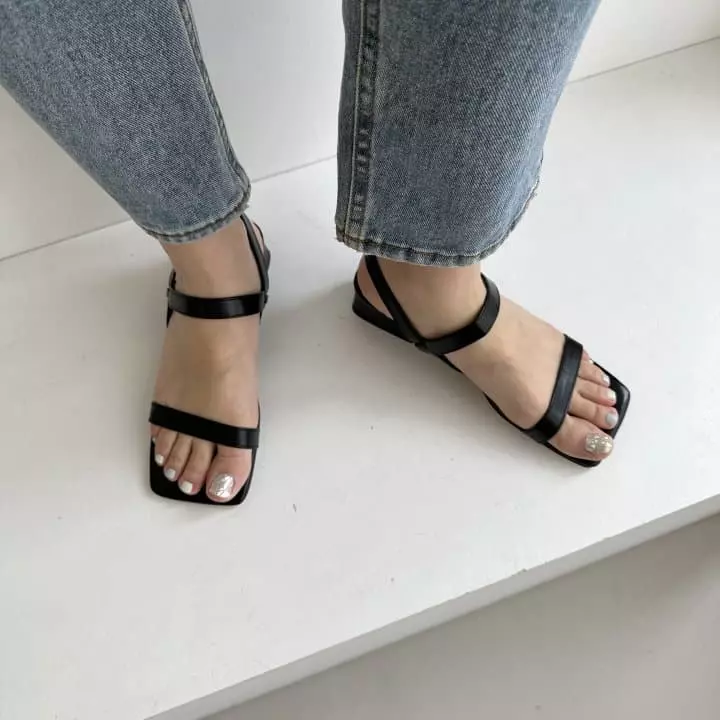 Golden Shoe - Korean Women Fashion - #vintagekidsstyle - ve3322 Sandals