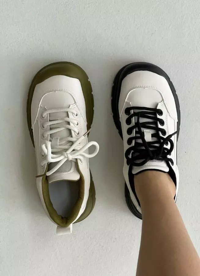 Golden Shoe - Korean Women Fashion - #vintagekidsstyle - p5007 sneakers Sneakers