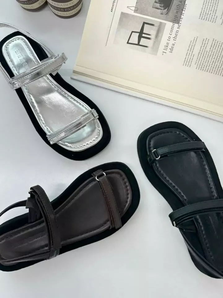 Golden Shoe - Korean Women Fashion - #vintagekidsstyle - bl7124 Sandals - 3