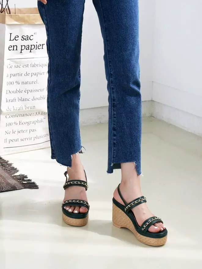 Golden Shoe - Korean Women Fashion - #womensfashion - se1805  Sandals - 2