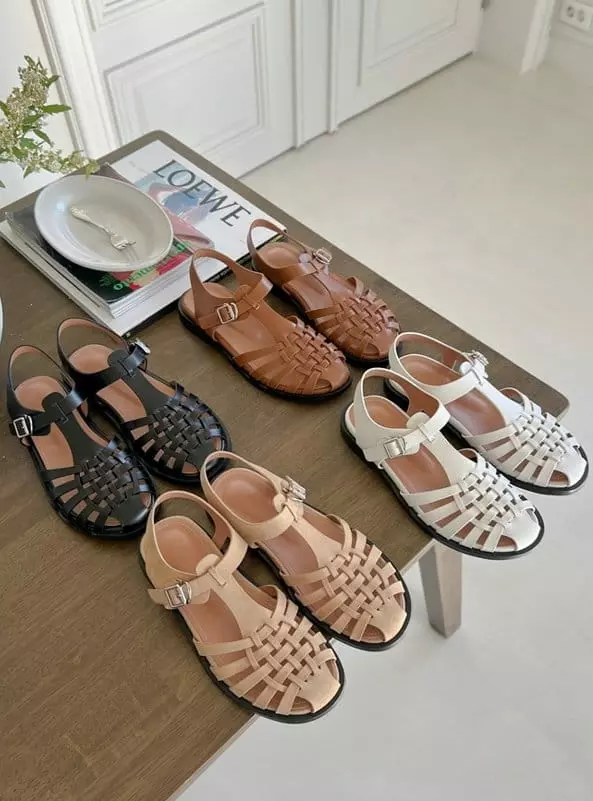 Golden Shoe - Korean Women Fashion - #momslook - ka1986 Sandals - 4