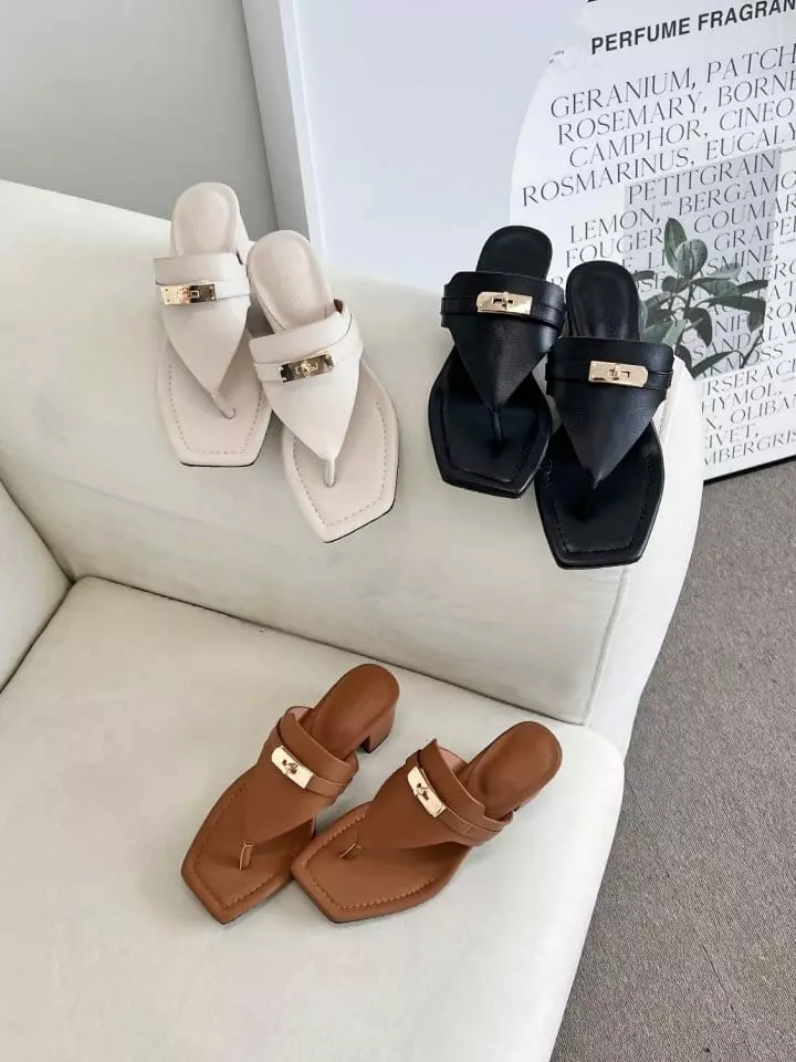 Golden Shoe - Korean Women Fashion - #womensfashion - by011 Slippers - 3