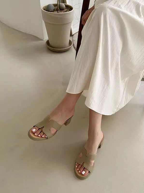 Golden Shoe - Korean Women Fashion - #womensfashion - min5802 Slippers - 5