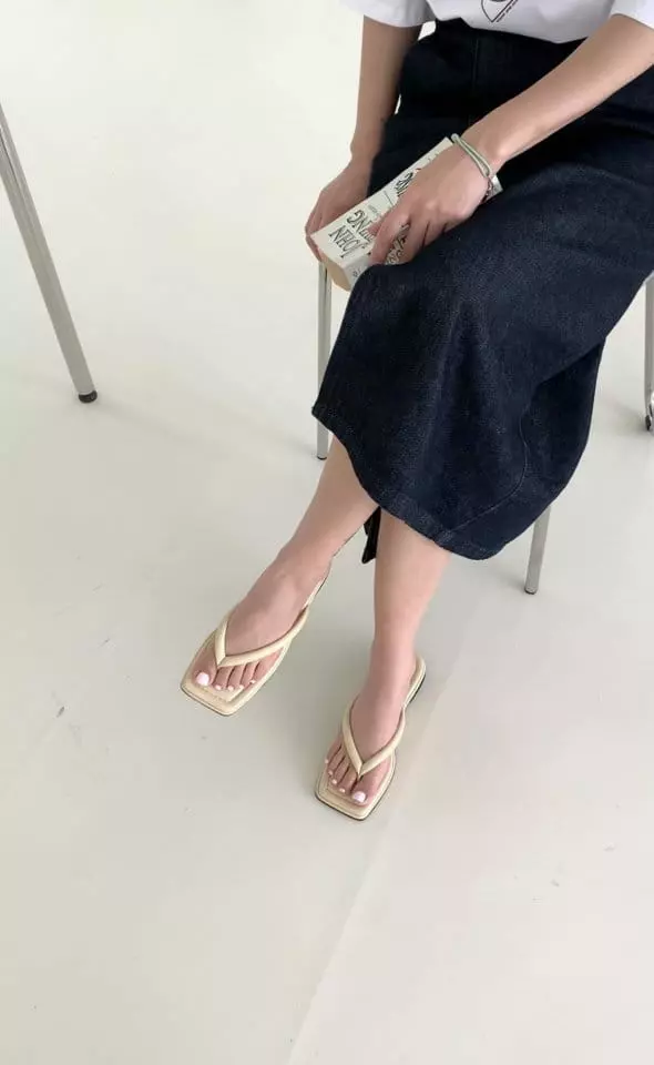 Golden Shoe - Korean Women Fashion - #womensfashion - th2333 Slippers - 2