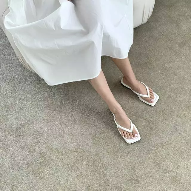 Golden Shoe - Korean Women Fashion - #momslook - th2333 Slippers - 4