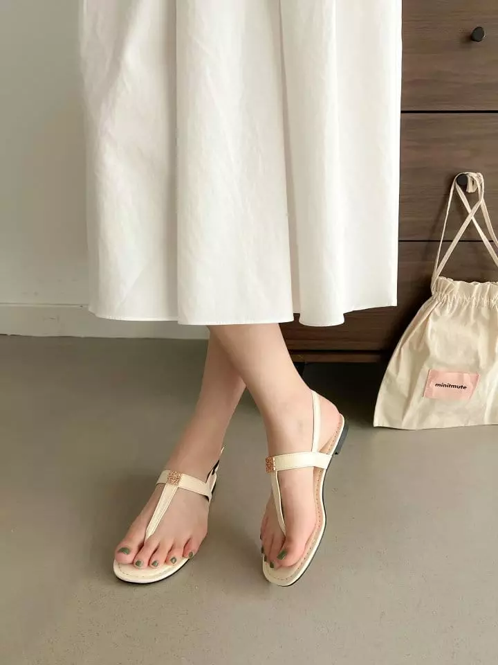 Golden Shoe - Korean Women Fashion - #womensfashion - j3264 Sandals - 3