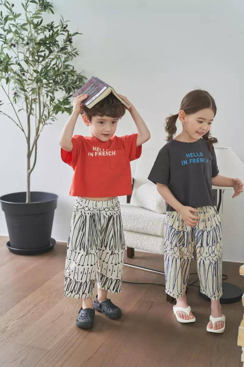 Green Tomato - Korean Children Fashion - #Kfashion4kids - Hello Tee