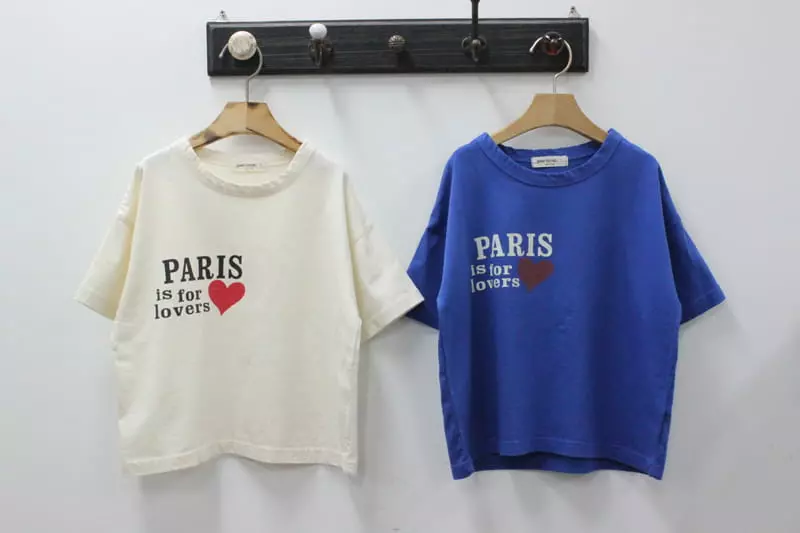 Green Tomato - Korean Children Fashion - #discoveringself - Paris Tee - 9