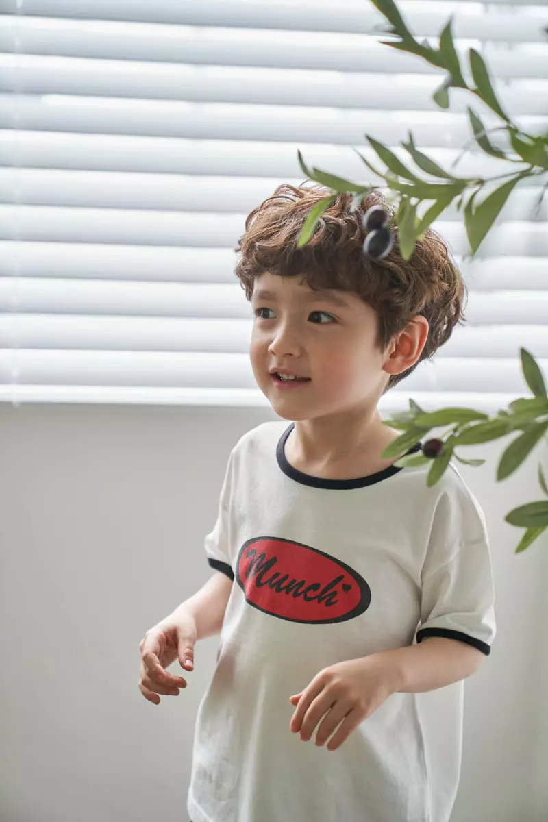 Green Tomato - Korean Children Fashion - #minifashionista - Munch Tee - 3