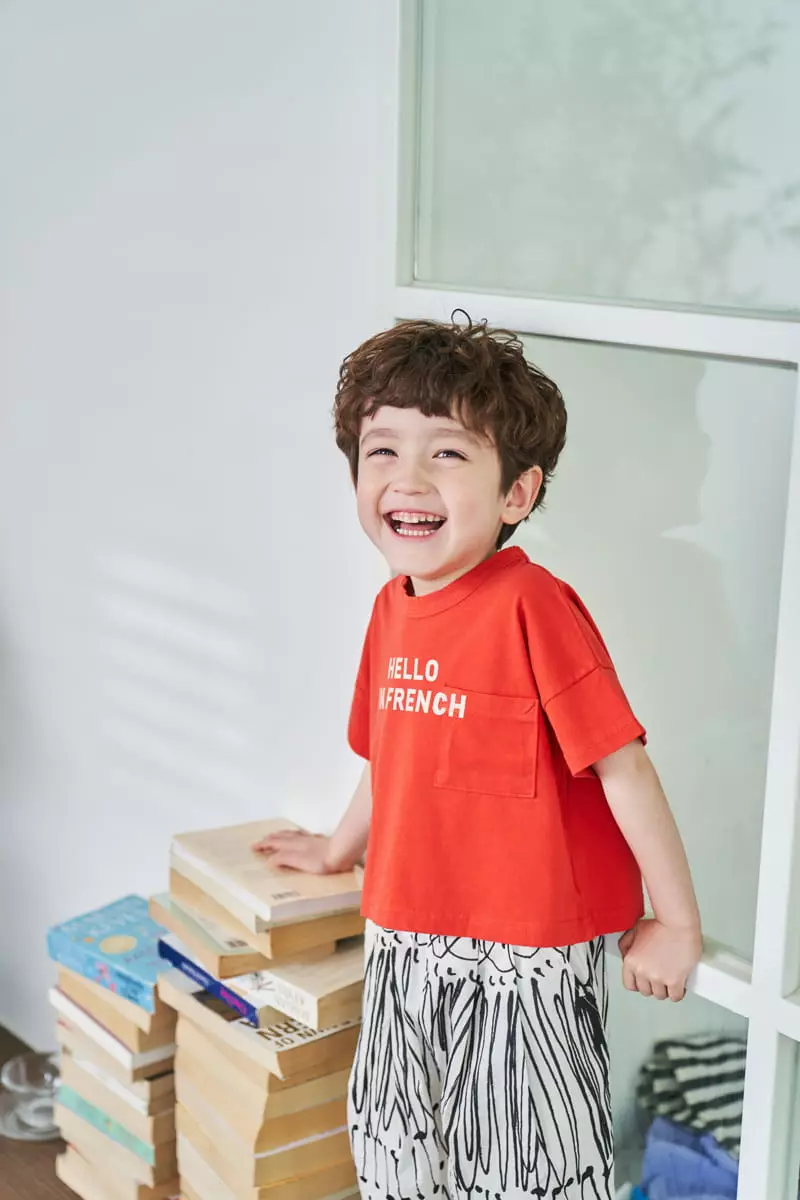 Green Tomato - Korean Children Fashion - #stylishchildhood - Hello Tee - 8