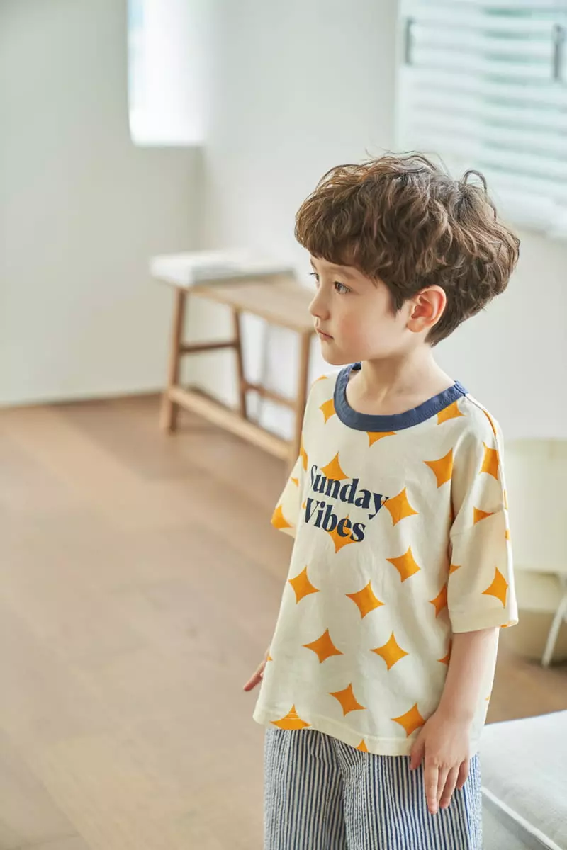 Green Tomato - Korean Children Fashion - #toddlerclothing - Sunday Tee - 4