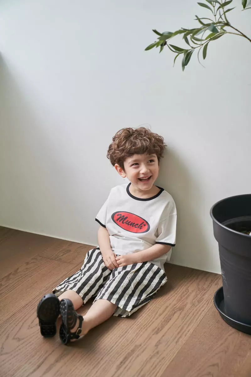 Green Tomato - Korean Children Fashion - #todddlerfashion - Munch Tee - 5
