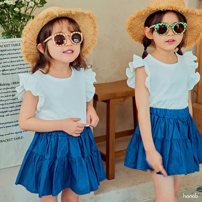 Hanab - Korean Children Fashion - #kidsshorts - Single Tee - 2