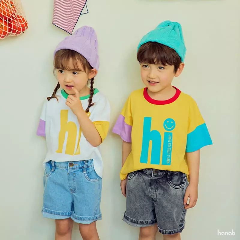 Hanab - Korean Children Fashion - #kidsshorts - Hi Tee - 6