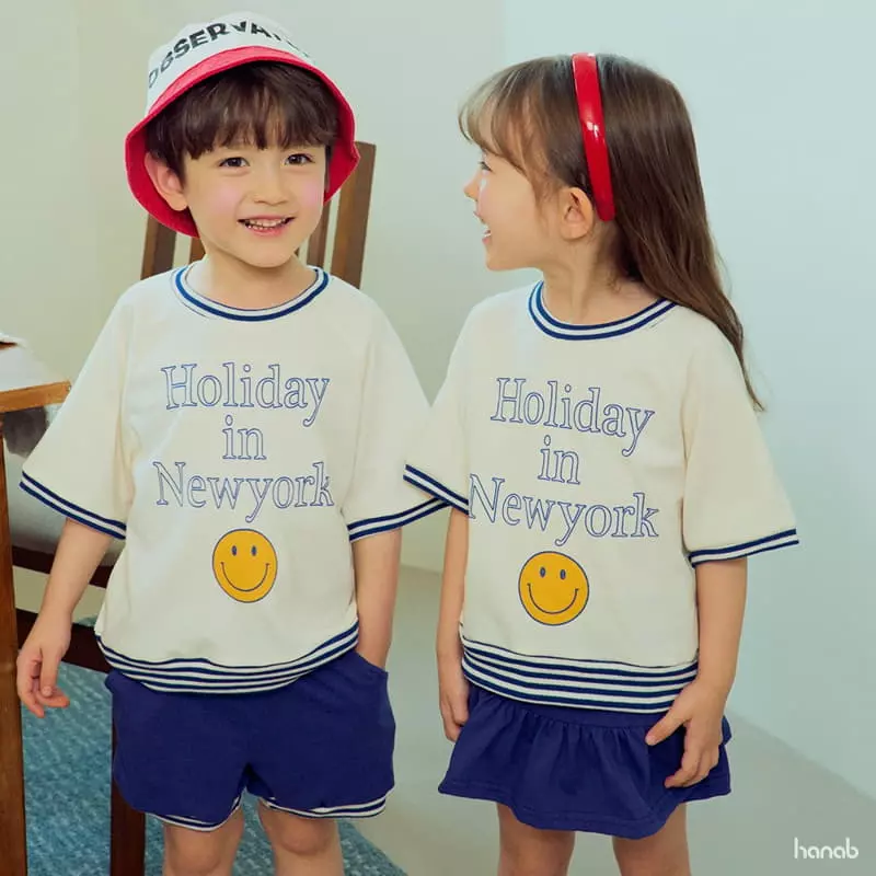 Hanab - Korean Children Fashion - #kidzfashiontrend - In New York Top Bottom Set - 8