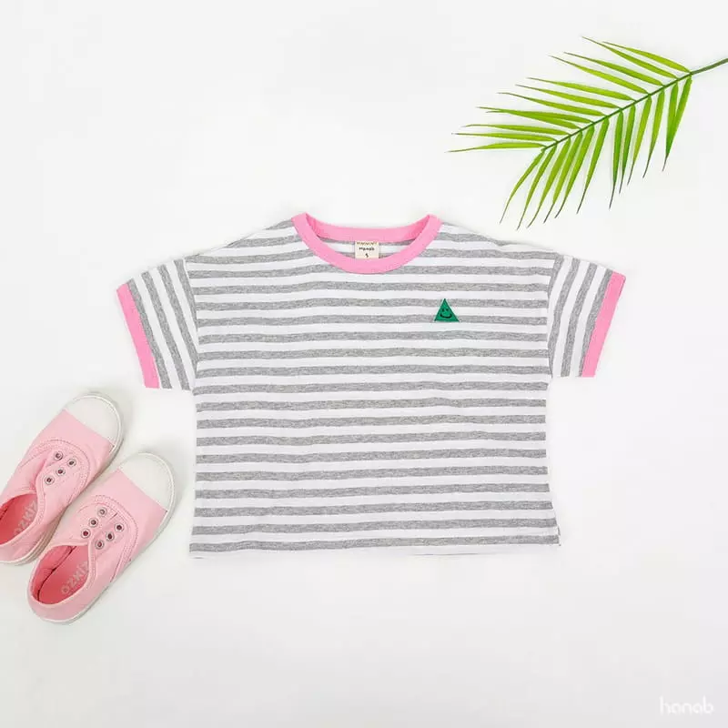 Hanab - Korean Children Fashion - #kidzfashiontrend - Cool Stripes Tee - 9