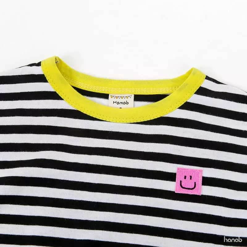Hanab - Korean Children Fashion - #littlefashionista - Cool Stripes Tee - 11