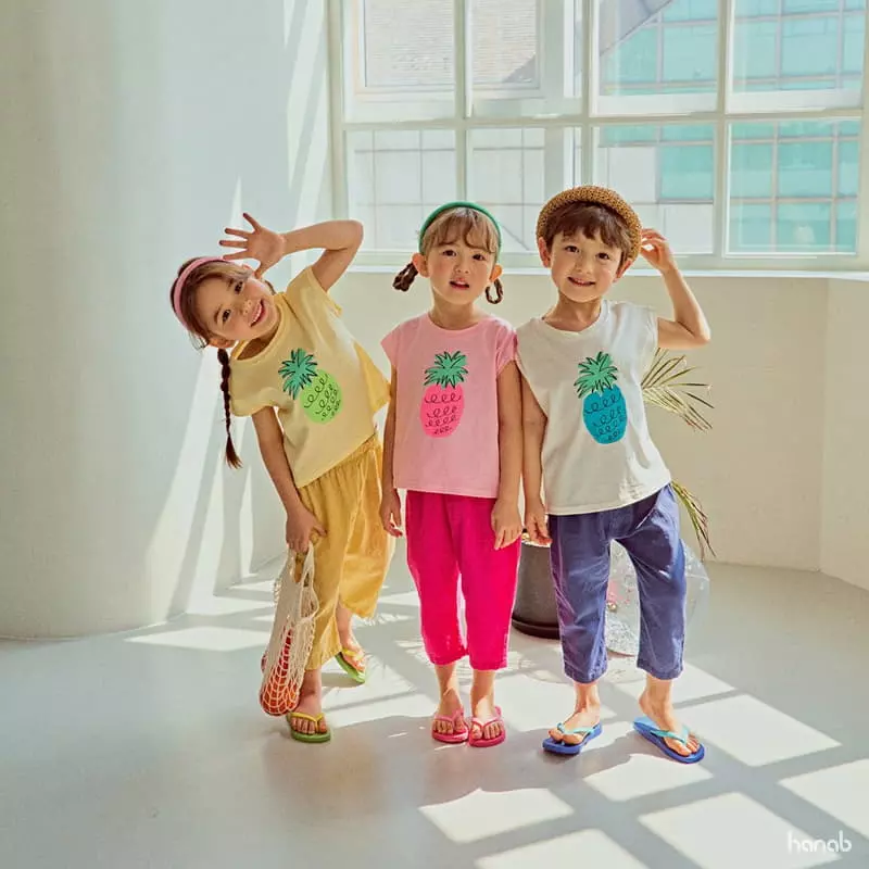 Hanab - Korean Children Fashion - #minifashionista - Sluv Cropped Pants - 7