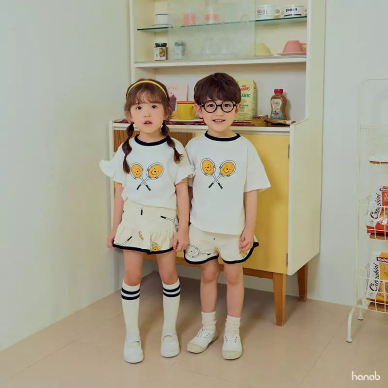 Hanab - Korean Children Fashion - #minifashionista - Tennis Top Bottom Set - 11