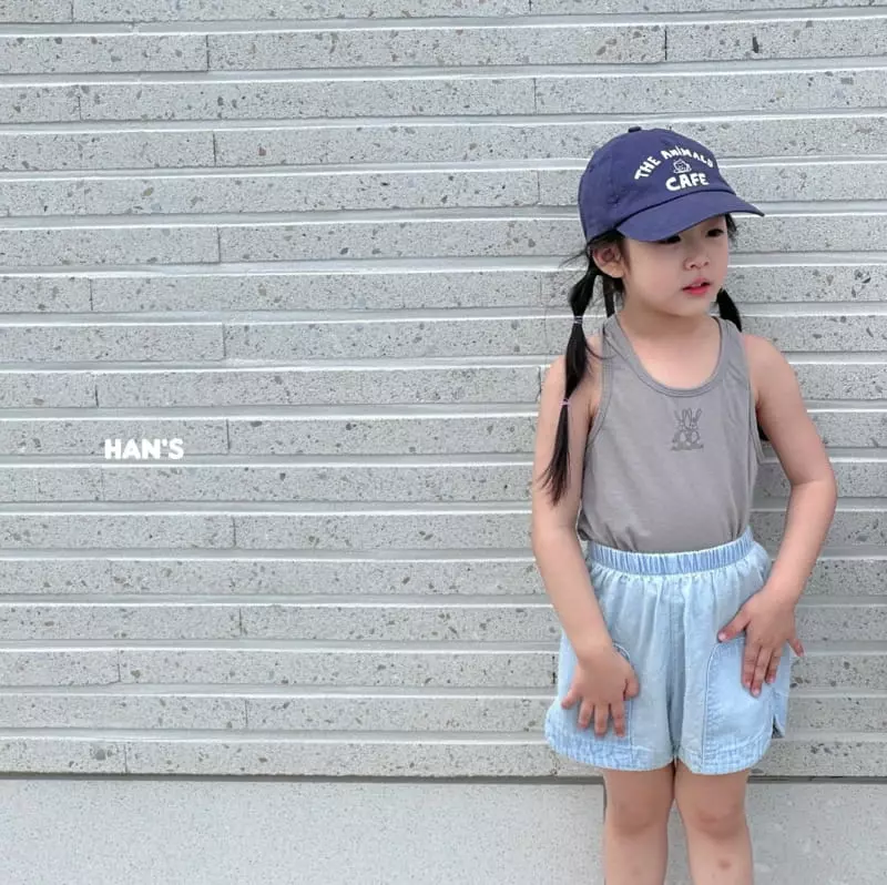 Han's - Korean Children Fashion - #kidsshorts - Friends Sleeveless - 8