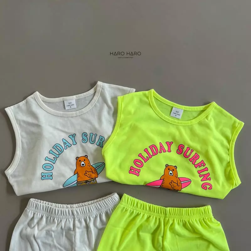 Haro Haro - Korean Children Fashion - #kidsstore - Holly Day Top Bottom Set - 4