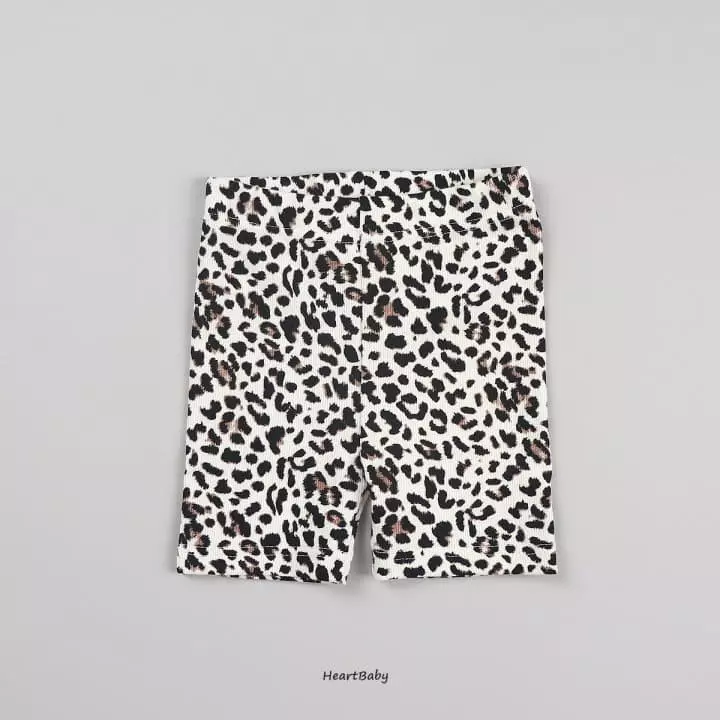Heart Baby - Korean Baby Fashion - #babyootd - Leopard Short Sleeves Bodysuir - 9
