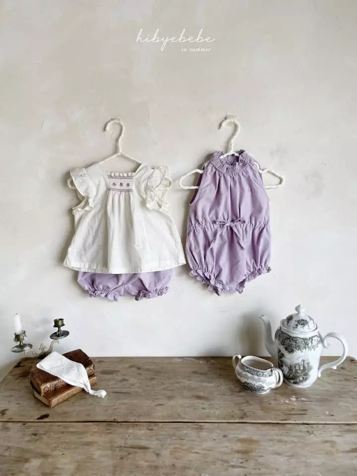 Hi Byebebe - Korean Baby Fashion - #babyboutique - Flower Frill Bodysuit - 3
