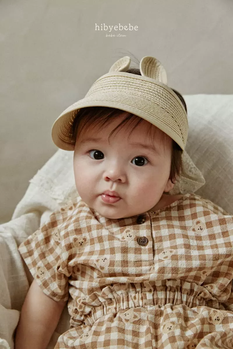 Hi Byebebe - Korean Baby Fashion - #babyboutique - Mocha Bear Top Bottom Set - 8