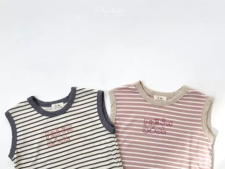 Hi Byebebe - Korean Baby Fashion - #babyboutique - Fresh Sleeveless Top Bottom Set - 7