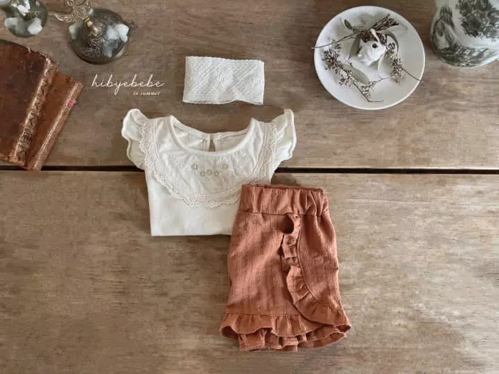 Hi Byebebe - Korean Baby Fashion - #babyboutique - Ade Frill Shorts - 2