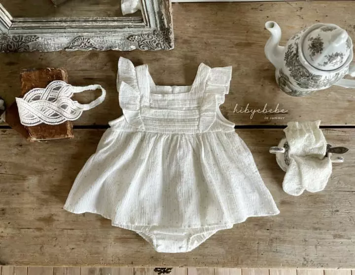 Hi Byebebe - Korean Baby Fashion - #babyboutique - Shine Star Lace Bodysuit - 12
