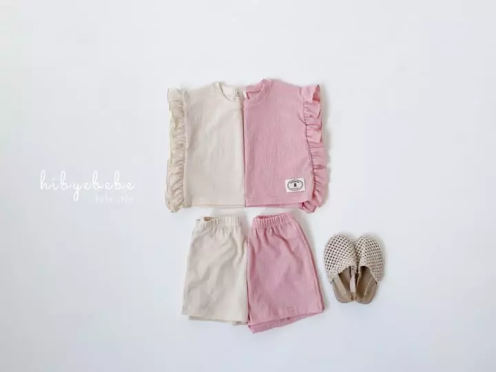 Hi Byebebe - Korean Baby Fashion - #babyboutiqueclothing - Macaroon Frill Top Bottom Set - 3