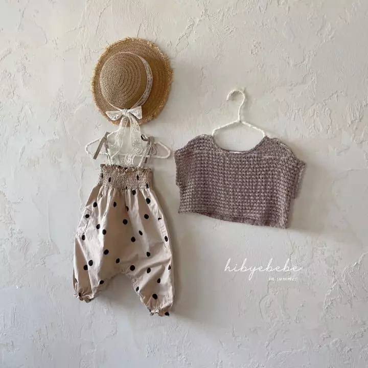 Hi Byebebe - Korean Baby Fashion - #babyclothing - Smocking Sleeveless Bodysuit - 5