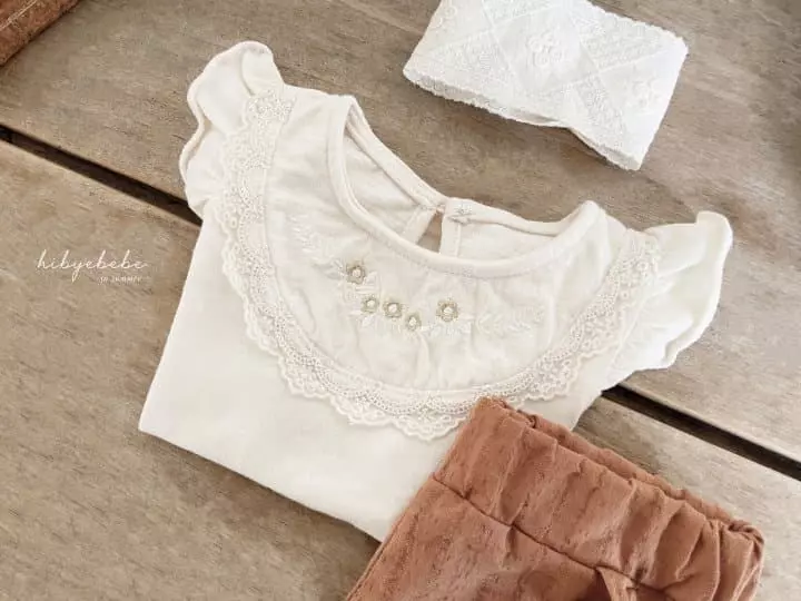Hi Byebebe - Korean Baby Fashion - #babyclothing - Joy Frill Wing Tee - 3