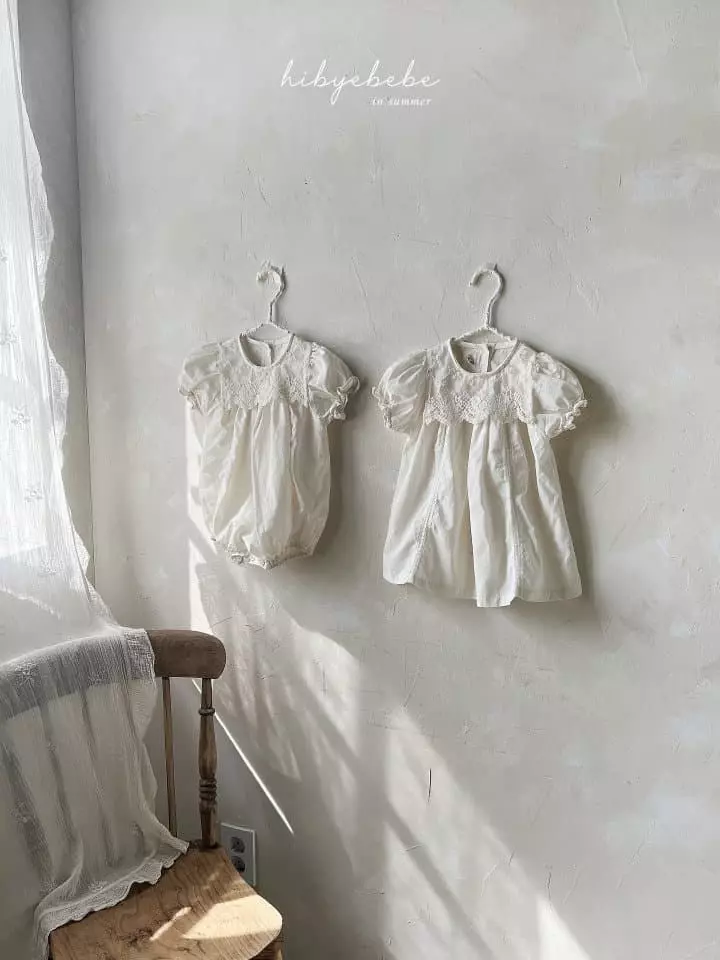 Hi Byebebe - Korean Baby Fashion - #babyfashion - Jella Lace Collar Bodysuit - 12
