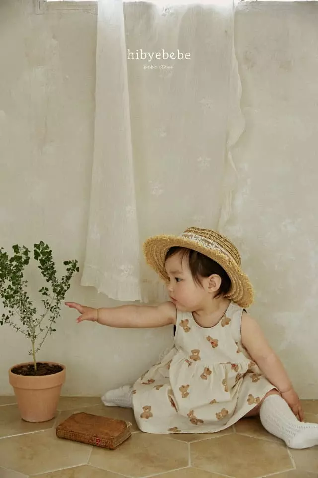 Hi Byebebe - Korean Baby Fashion - #babyfever - Dori Dori One-piece - 11