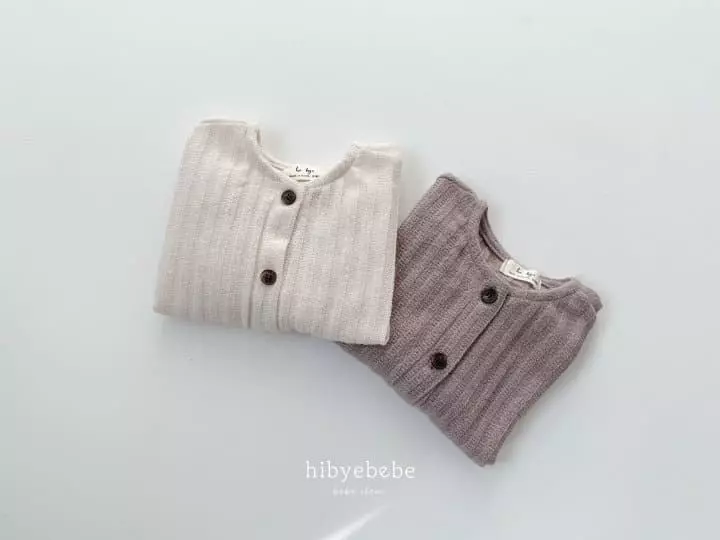 Hi Byebebe - Korean Baby Fashion - #babyfever - Charlang Knit Rib Cardigan - 6