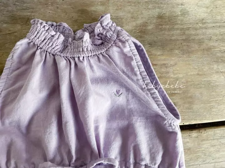 Hi Byebebe - Korean Baby Fashion - #babygirlfashion - Flower Embrodiery Top Bottom Set - 9