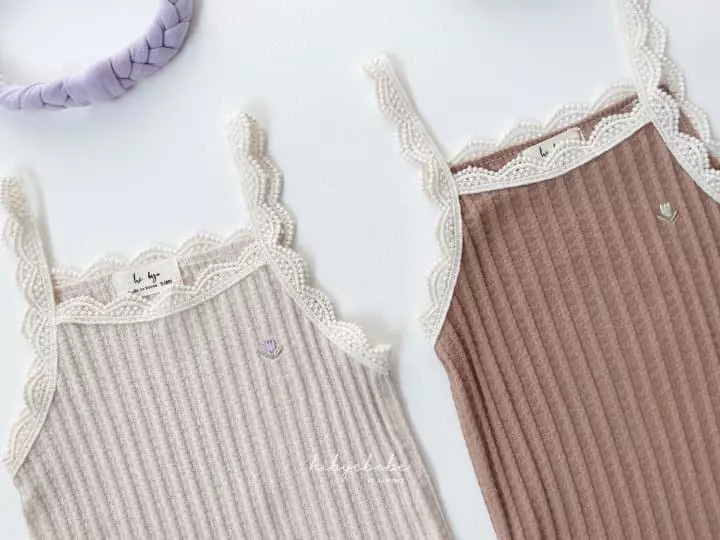 Hi Byebebe - Korean Baby Fashion - #babygirlfashion - Eve Lace Bodysuit - 9