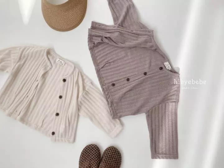 Hi Byebebe - Korean Baby Fashion - #babygirlfashion - Charlang Knit Rib Cardigan - 7