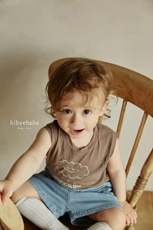 Hi Byebebe - Korean Baby Fashion - #babylifestyle - Cloud Sleeveless Tee - 7