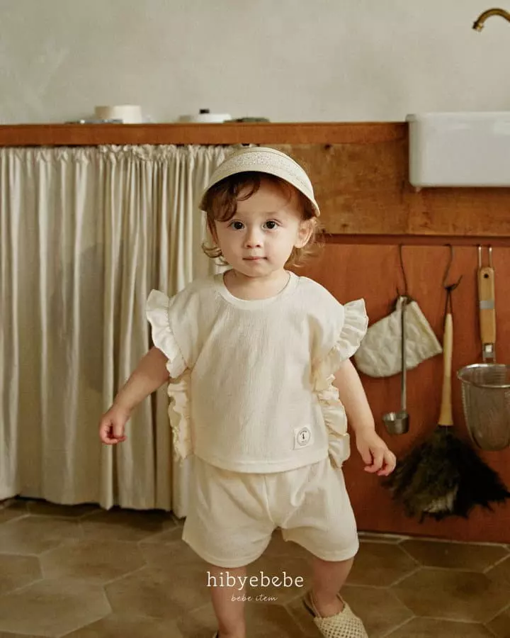 Hi Byebebe - Korean Baby Fashion - #babyoninstagram - Macaroon Frill Top Bottom Set - 9