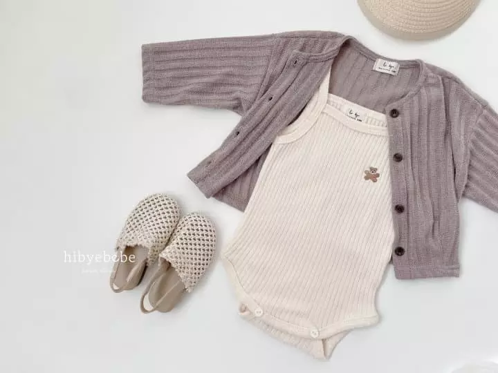 Hi Byebebe - Korean Baby Fashion - #babyoninstagram - Rib Knit Sleeveless Bodysuit - 10