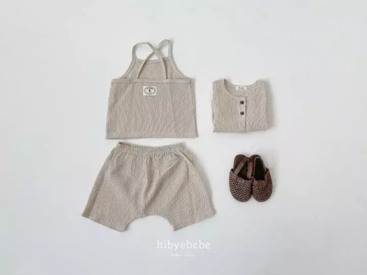Hi Byebebe - Korean Baby Fashion - #babyoutfit - Coco Rinkle Top Bottom Cardigan Set - 8