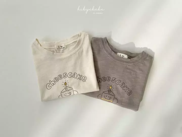 Hi Byebebe - Korean Baby Fashion - #babyoutfit - Cheese Sluv Tee - 7